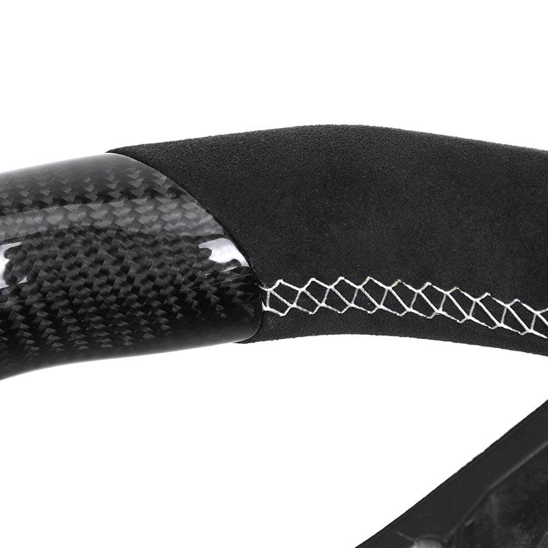 Without Center Trim Half Alcantara Carbon LED Steering Wheel Core for BMW G05 G07 G11 G12 G20 G22 G30 G80 M3 G81 G82 G83 M4 G87 - YunLexus
