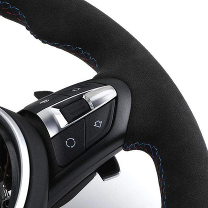 Alcantara M Sport Lenkrad Direksiyon Steering Wheel for BMW F10 F30 X5 E70 F15 F20 F32 F15 X1 E84 X6 E71 E60 F02 F25 E90 M3 M4 - YunLexus