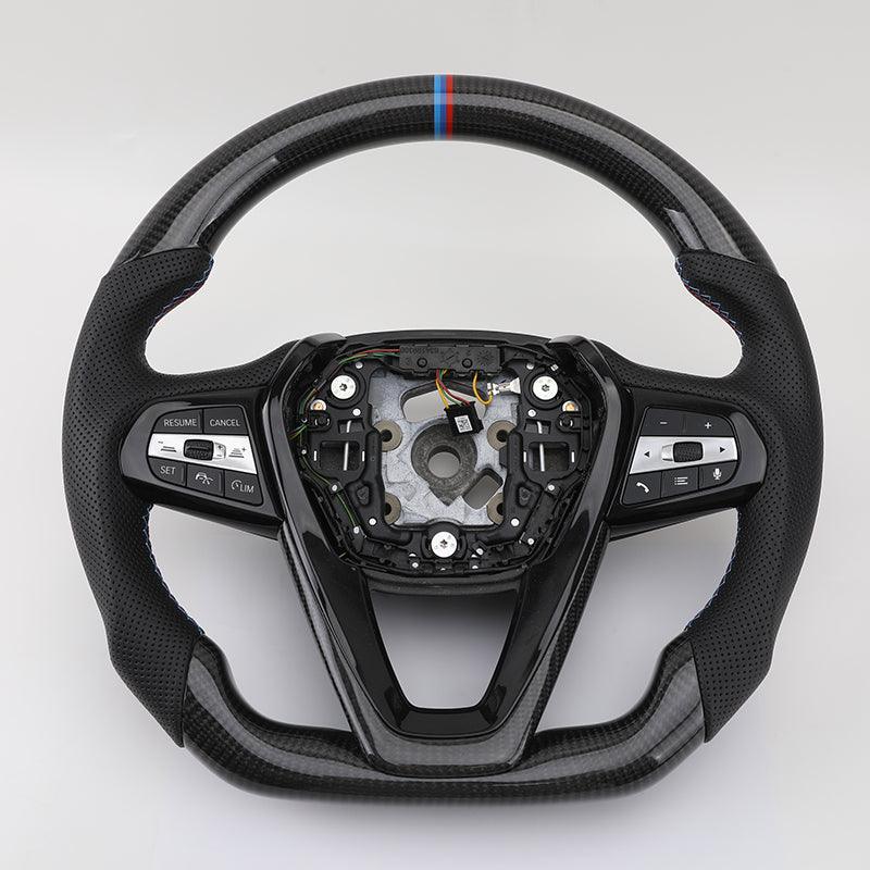 Custom Carbon Fiber Auto Car Steering Wheel for BMW G Series G20 G80 G21 G81 G22 G30 G31 G32 G11 G12 G14 G15 G16 G01 G02 G05 G06 - YunLexus