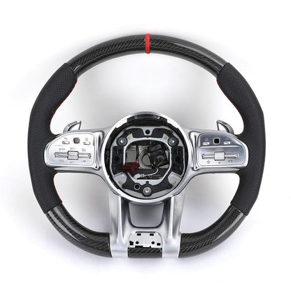 Custom Carbon Fiber Steering Wheel for Mercedes Benz AMG GT G C S Class W211 W222 W221 W204 W222 W205 W212 S63 C300 CLA GLE GLC - YunLexus Custom Custom Steering Wheels for Mercedes