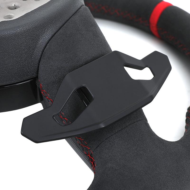 Custom Design Full Alcantara Leather Volant Steering Wheel for Audi RS A4 A5 A6 C7 B8 R8 S3 S4 S5 Q7 A7 S7 TT RS3 RS5 RS6 RS7 B9