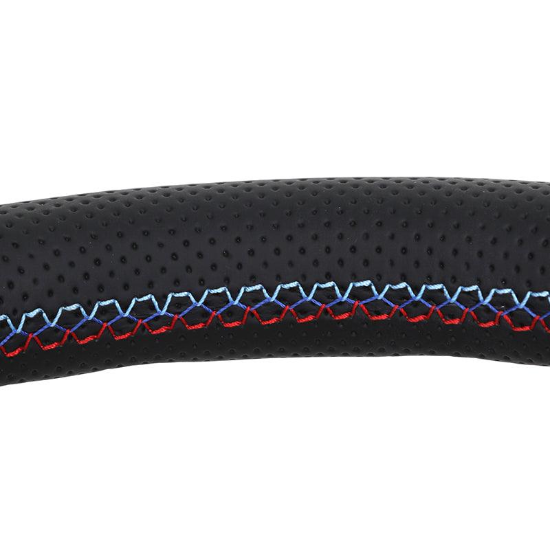 Custom Flat Bottom Full Perforated Leather Steering Wheel for BMW F10 F20 F06 F07 F30 F32 X1 F48 X4 F26 E82 E90 E91 E92 E93 - YunLexus