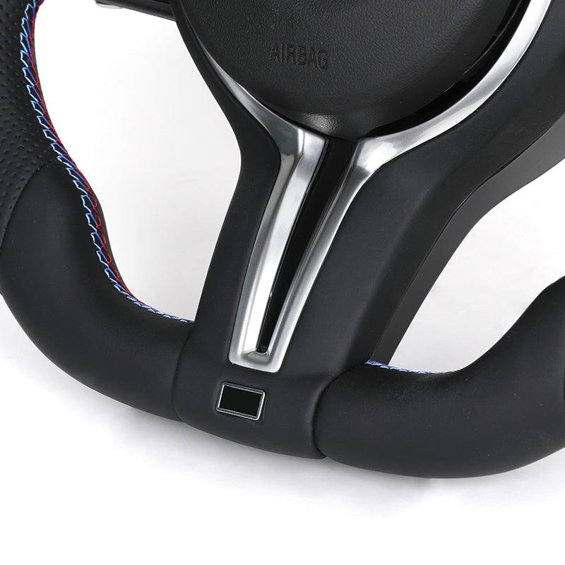 Custom Full Leather M Sport Steering Wheel for BMW F10 F20 F30 F36 M2 F87 M3 F80 M4 F82 M5 F90 X3M F97 X5 E70 E88 E90 E92 E93 - YunLexus