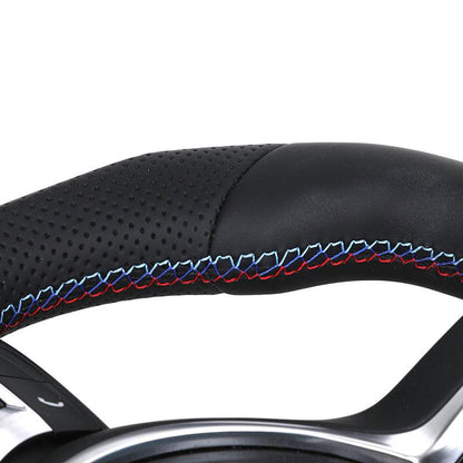 Custom Full Leather M Sport Steering Wheel for BMW F10 F20 F30 F36 M2 F87 M3 F80 M4 F82 M5 F90 X3M F97 X5 E70 E88 E90 E92 E93 - YunLexus