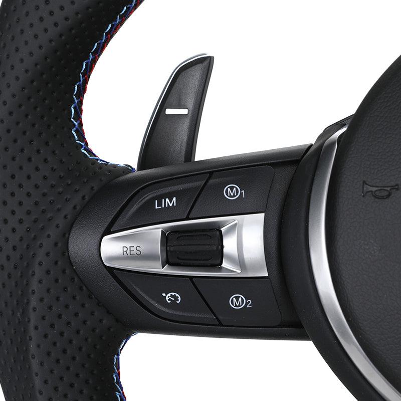 Custom Full Leather M Sport Steering Wheel for BMW F10 F20 F30 F36 M2 F87 M3 F80 M4 F82 M5 F90 X3M F97 X5 E70 E88 E90 E92 E93 - YunLexus