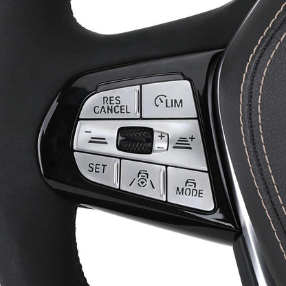 Custom Full Leather Steering Wheel for BMW F10 F30 F02 F07 F18 F36 M3 F80 M4 F82 F12 X5M F95 X6 G06 F15 F16 F96 X7 G07 Z4 G29 - YunLexus