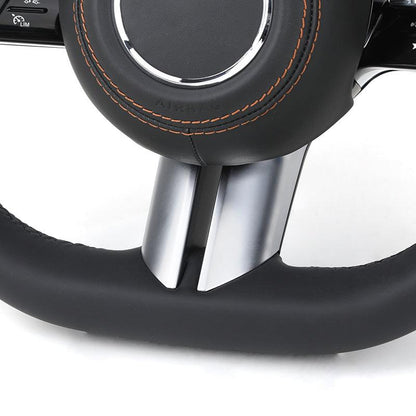 Custom Half Perforated Leather Steering Wheel for Mercedes Benz E Class W212 W213 C238 Coupe E500 EQA EQC E53 E63 AMG GT W447 - YunLexus Custom Custom Steering Wheels for Mercedes