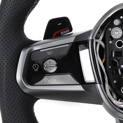 Custom Leather Carbon Fiber Steering Wheel for BMW M3 F80 F82 X5M F85 M2 F87 M5 F90 X3M F97 G20 M5 G30 G42 G80 G82 M235i M340i - YunLexus