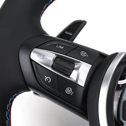 Custom LED Leather Carbon Fiber M Performance Steering Wheel for BMW E90 E60 E46 X5 E70 X6 E71 E92 M3 E39 E82 E36 X1 E84 E63 E93 - YunLexus