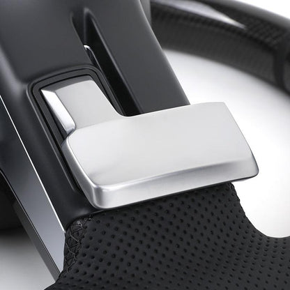 Custom Lenkrad Half Perforated Leather Carbon Steering Wheel for Mercedes Benz W463 W219 C217 W217 CLS W218 W166 W205 W211 GLC - YunLexus Custom Custom Steering Wheels for Mercedes