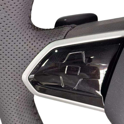 Custom Lenkrad Modified Full Leather Steering Wheel for VW Volkswagen Golf 8 R MK8 Gti Arteon Tiguan Touarge - YunLexus Custom Custom Steering Wheels for Volkswagen