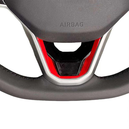 Custom Lenkrad Modified Full Leather Steering Wheel for VW Volkswagen Golf 8 R MK8 Gti Arteon Tiguan Touarge - YunLexus Custom Custom Steering Wheels for Volkswagen