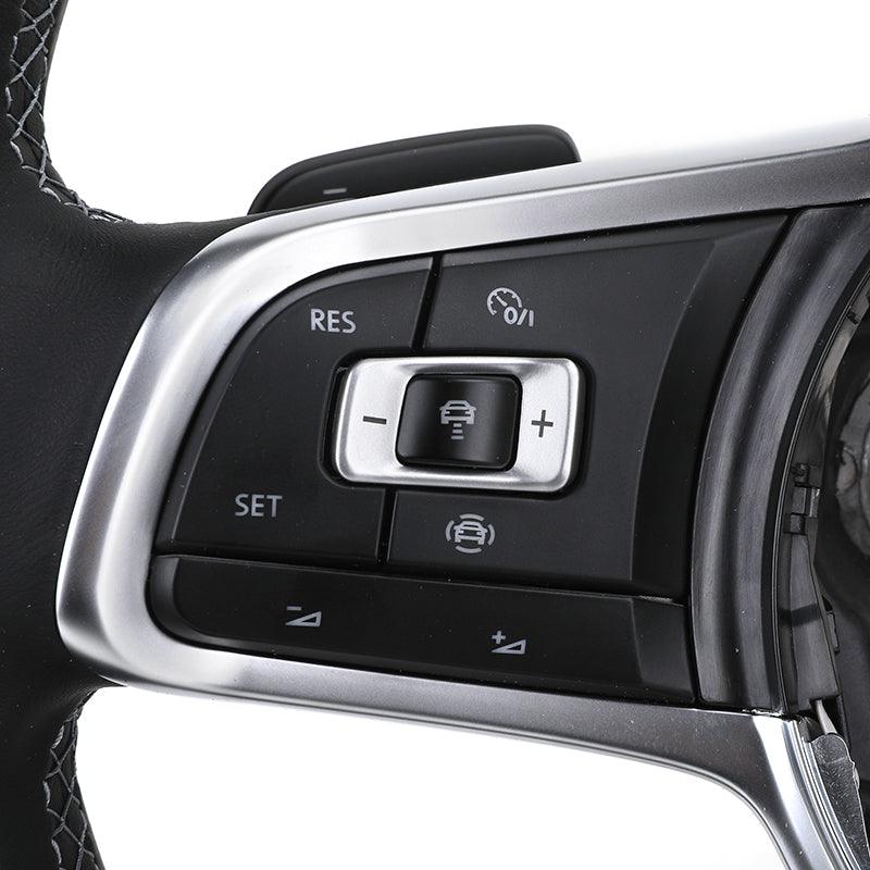 Custom Lenkrad Volant Basic Style Full Leather Steering Wheel for Volkswagen VW Passat Golf 7 MK7 Mk7.5 Polo Tiguan Jetta GTI - YunLexus Custom Custom Steering Wheels for Volkswagen