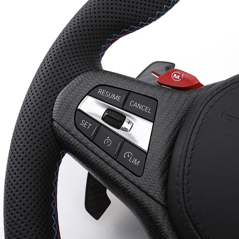 Custom M Sport Carbon Car Steering Wheel for Bmw M2 M3 M4 M5 M6 X5m X6m F80 F30 F31 F32 F10 F20 F22 F15 F16 F10 3 4 5 6 7 Series - YunLexus