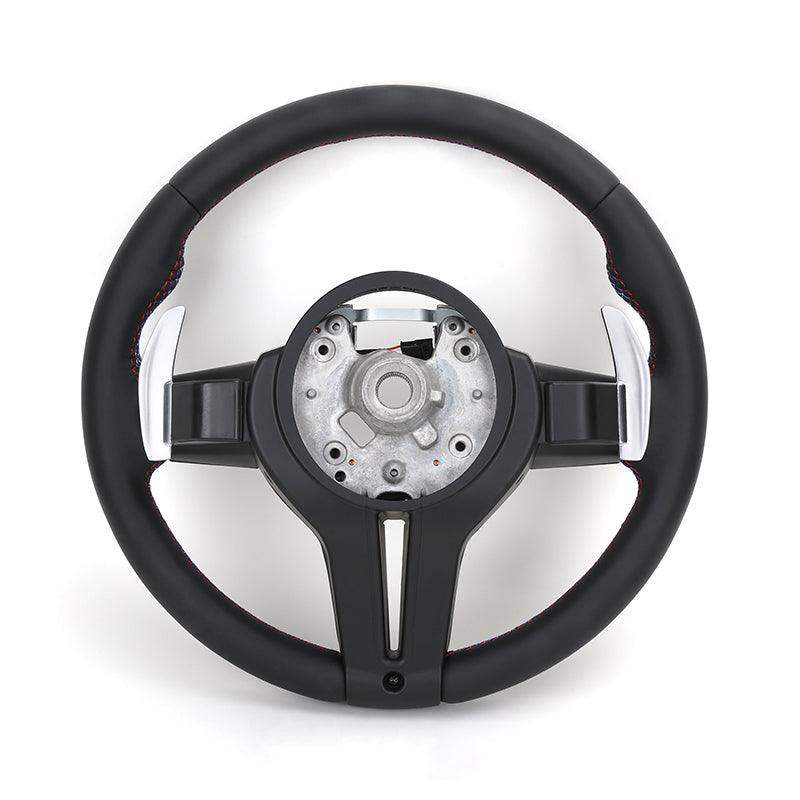 Custom M Sport Forged Carbon Trim Leather Steering Wheel for BMW F10 F20 F21 F22 F30 F32 F36 F80 X5 F15 E70 X6 F16 E71 X1 E84 - YunLexus