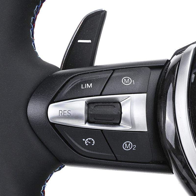 Custom M Sport Forged Carbon Trim Leather Steering Wheel for BMW F10 F20 F21 F22 F30 F32 F36 F80 X5 F15 E70 X6 F16 E71 X1 E84 - YunLexus