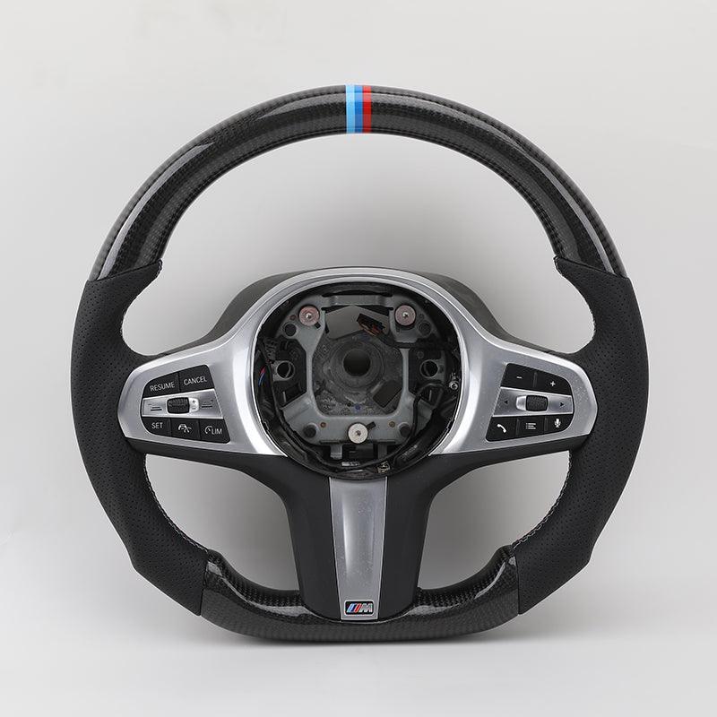 Custom M Sport Performance Carbon Fiber Volant De Voiture Volant for BMW 5 7 Series G30 G31 G32 G38 G11 G12 X7 G07 M5 M7 - YunLexus