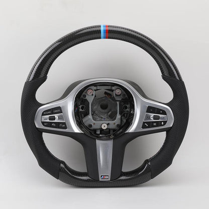 Custom M Sport Performance Carbon Fiber Volant De Voiture Volant for BMW 5 7 Series G30 G31 G32 G38 G11 G12 X7 G07 M5 M7 - YunLexus