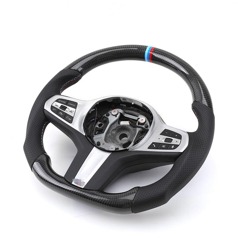 Custom M Sport Performance Carbon Fiber Volant De Voiture Volant for BMW 5 7 Series G30 G31 G32 G38 G11 G12 X7 G07 M5 M7 - YunLexus