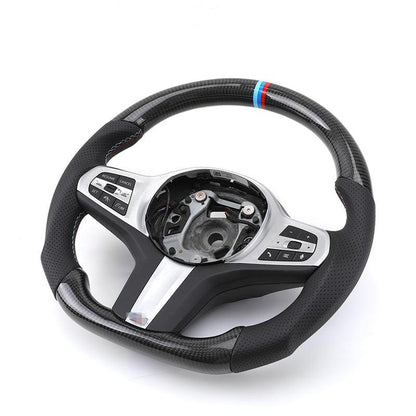 Custom M Sport Performance Carbon Fiber Volant De Voiture Volant for BMW 5 7 Series G30 G31 G32 G38 G11 G12 X7 G07 M5 M7 - YunLexus