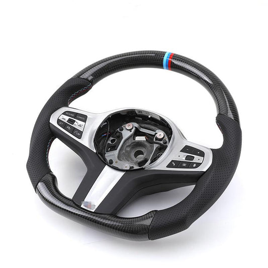 Custom M Sport Performance Carbon Fiber Volant De Voiture Volant for BMW 5 7 Series G30 G31 G32 G38 G11 G12 X7 G07 M5 M7 - YunLexus