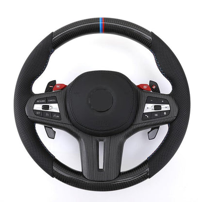 Custom M Sport Volante De Para Carro Auto Automovile Carbon Steering Wheel for BMW G38 G25 G30 G80 G82 G20 G01 G02 G11 G12 G15 - YunLexus