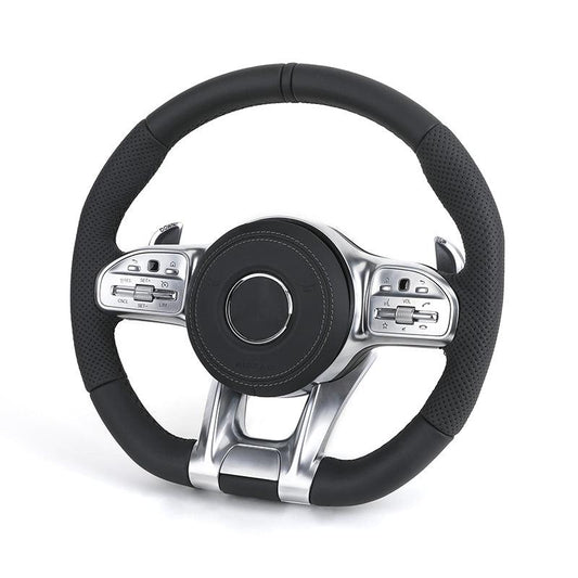 Custom Upgrade Full Leather Steering Wheel for Mercedes Benz Mercedes-Benz AMG GT X166 W213 W205 W204 W222 W212 E63 C63 AGM