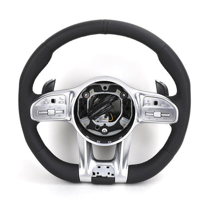 Custom Upgrade Full Leather Steering Wheel for Mercedes Benz Mercedes-Benz AMG GT X166 W213 W205 W204 W222 W212 E63 C63 AGM - YunLexus Custom Custom Steering Wheels for Mercedes
