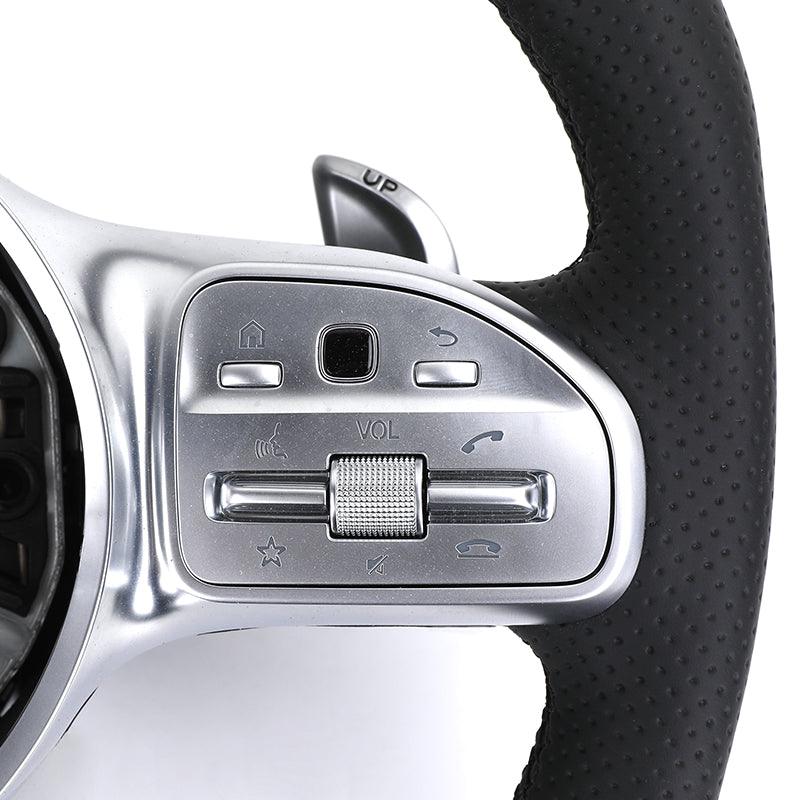 Custom Upgrade Full Leather Steering Wheel for Mercedes Benz Mercedes-Benz AMG GT X166 W213 W205 W204 W222 W212 E63 C63 AGM - YunLexus Custom Custom Steering Wheels for Mercedes
