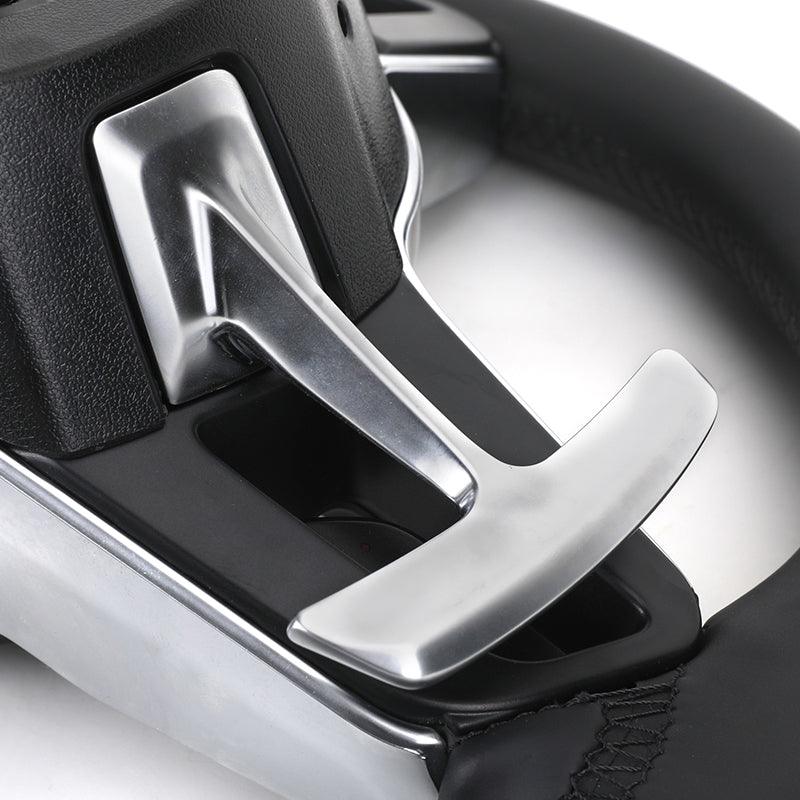 Custom Upgrade Volant Lenkrad Black Full Leather Steering Wheel for Mercedes Benz Maybach S-Class W221 W222 W223 AMG S63 GLS 600 - YunLexus Custom Custom Steering Wheels for Mercedes