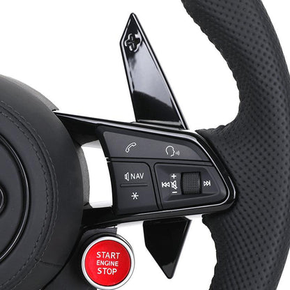Custom Upgrade Volant Lenkrad Black Trim Leather Steering Wheel for Audi A3 A4 A5 A6 A7 A8 C7 S8 R8 Rs3 RS6 B8 B9 S7 RS S Line