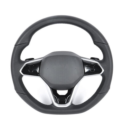 Custom Upgrade Volant Lenkrad Half Perforated Leather Steering Wheel for VW Golf 6 7 GTI MK7 Mk7.5 Polo Tiguan Jetta Passat B6 - YunLexus Custom Custom Steering Wheels for VW