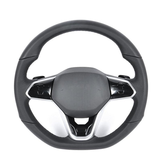 Custom Upgrade Volant Lenkrad Half Perforated Leather Steering Wheel for VW Golf 6 7 GTI MK7 Mk7.5 Polo Tiguan Jetta Passat B6