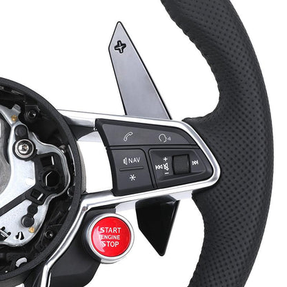 Custom Upgrade Volant Lenkrad Sliver Trim Leather Steering Wheel for Audi A3 A4 A5 A6 A7 A8 C7 R8 Rs3 RS6 B8 B9 S7 RS S Line