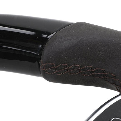 Custom Volant Black Piano Leather Exclusive Wooden Steering Wheel for Mercedes Benz S-Class W222 W223 Maybach W247 W246 W242 - YunLexus Custom Custom Steering Wheels for Mercedes