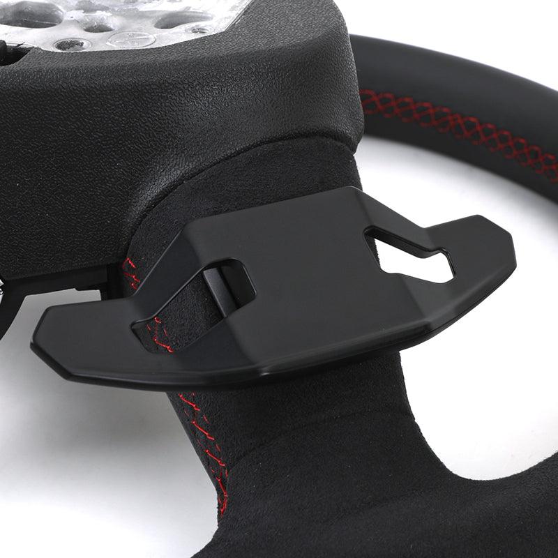 Customizable RS Volante Lenkrad Flat Bottom Half Alcantara Car Steering Wheel for Audi A8 A3 A6 C7 R8 RS3 S3 A7 RS5 RS6 A4 B8 Q7