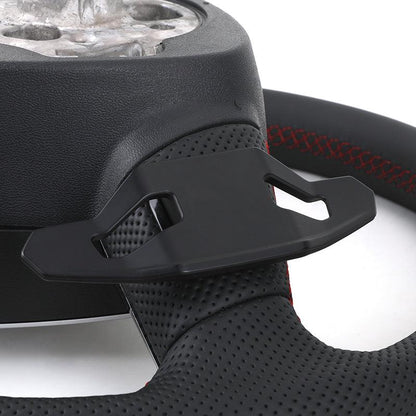 Customizable S Line Volante Lenkrad Flat Bottom Half Leather Steering Wheel for Audi A3 A6 C7 R8 RS3 S3 A7 RS6 A4 B9 B8 TT R8 A8