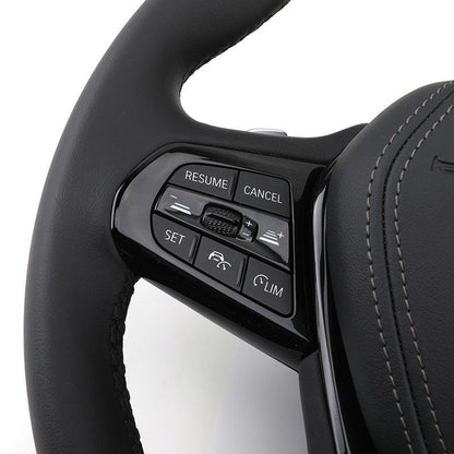 Customizable Stylish Leather Wrapped Car Steering Wheel for BMW 5 7 Series X7 G38 G12 G07 G30 G20 G80 G21 G81 G21 G22 G82 G30 - YunLexus