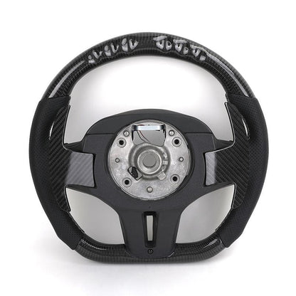 Customized Carbon Fiber Paddle Shifter Perforated Leather M Sport LED Steering Wheel for BMW G20 G30 G11 G80 M3 F80 M5 F90 M4 - YunLexus