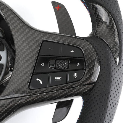Ergonomic Design M Sport Carbon Fiber Car Steering Wheel for BMW F10 F30 F01 X5 F15 E70 F32 E90 E92 E60 E46 F20 G30 G20 M5 M3 M6 - YunLexus