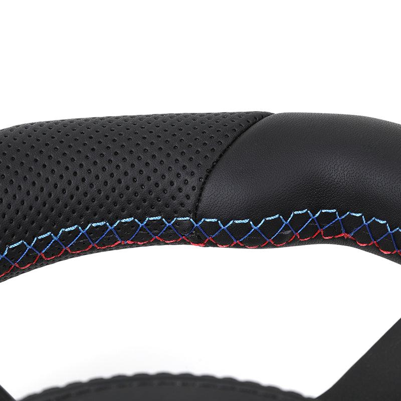 Flat Bottom Full Leather LED M Sport Steering Wheel for BMW F10 F15 F20 F22 F30 F32 X5 E70 X6 E71 E90 E92 F80 F82 F87 F90 M8 F92 - YunLexus