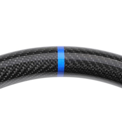 Half Perforated Leather Carbon Fiber Steering Wheel Core for VW Golf MK5 MK6 MK7 6 7 7.5 R 7R Gti Polo Passat CC B7 Scirocco - YunLexus Custom Custom Steering Wheels for VW