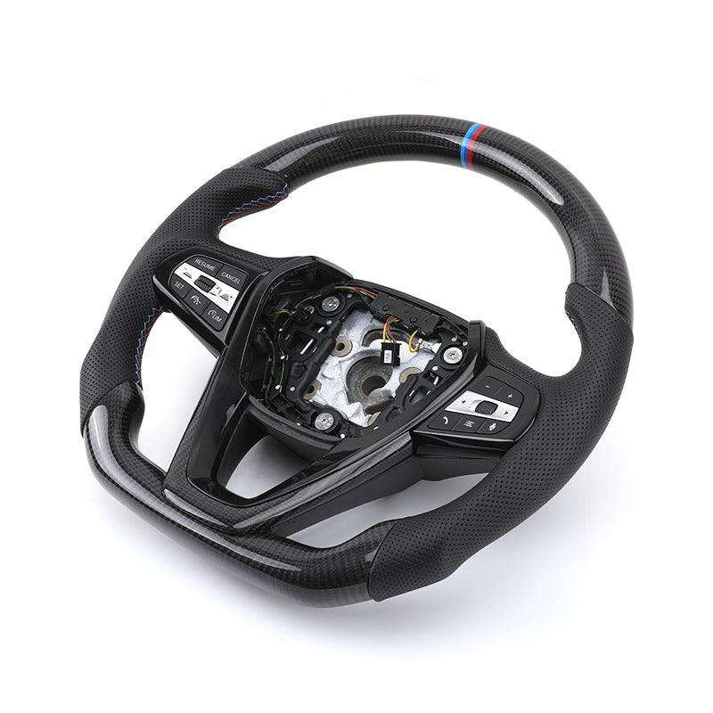 M Sport Carbon Steering wheel for BMW F22 E92 E39 M5 F90 E36 E90 M3 F80 E39 E90 F36 F82 F32 F30 F10 F80 E70 E93 E53 E60 F87 F12 - YunLexus