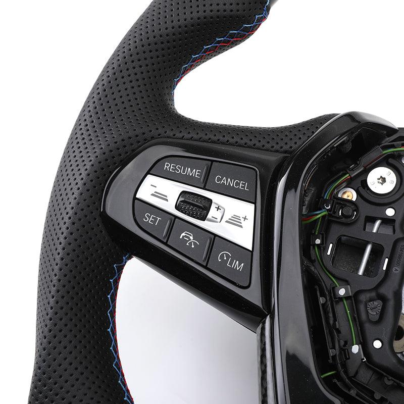 M Sport Carbon Steering wheel for BMW F22 E92 E39 M5 F90 E36 E90 M3 F80 E39 E90 F36 F82 F32 F30 F10 F80 E70 E93 E53 E60 F87 F12 - YunLexus