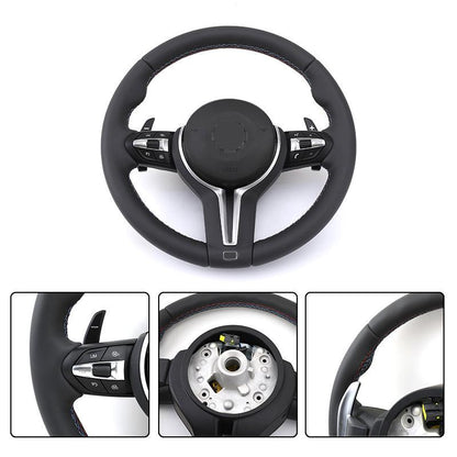 M Sport Carbon Steering Wheel Lenkrad for BMW F10 E46 X4 F26 X5 F15 E90 E61 F30 E92 E60 F20 F21 E46 M3 F80 F30 F31 F11 M4 M5 M6 - YunLexus