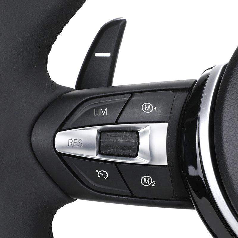 M Sport Glossy Black Carbon Fiber Trim Leather Steering Wheel for BMW F07 F10 F20 F30 F32 G12 G20 G30 M3 F80 M4 M5 X5 E70 E90 - YunLexus