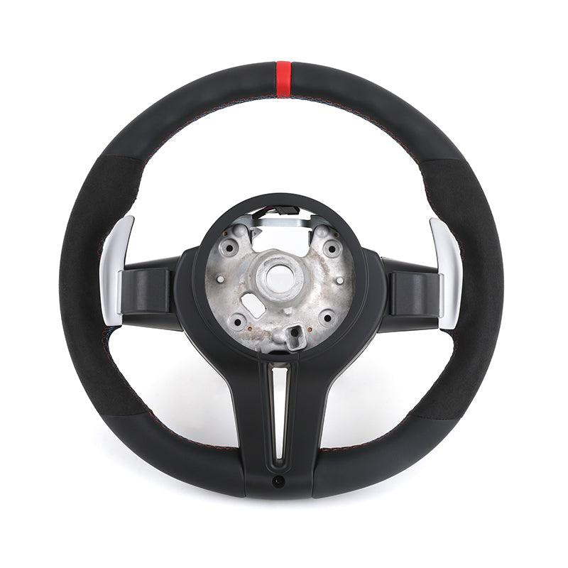 M Sport Volant Lenkrad Half Alcantara Steering Wheel for BMW F10 F20 F21 F22 F30 F31 F32 F33 F34 F35 F36 F07 F12 F13 M4 M3 F80 - YunLexus