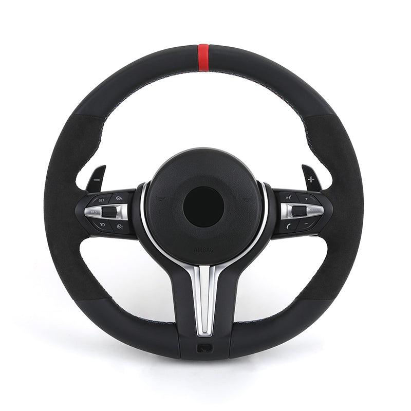 M Sport Volant Lenkrad Half Alcantara Steering Wheel for BMW F10 F20 F21 F22 F30 F31 F32 F33 F34 F35 F36 F07 F12 F13 M4 M3 F80 - YunLexus