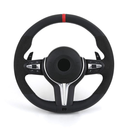 M Sport Volant Lenkrad Half Alcantara Steering Wheel for BMW F10 F20 F21 F22 F30 F31 F32 F33 F34 F35 F36 F07 F12 F13 M4 M3 F80 - YunLexus