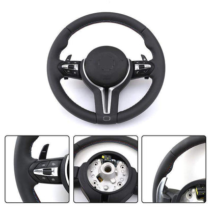M Sport Volant Lenkrad Steering Wheel for BMW F10 F30 F80 E60 E90 E92 F01 F11 F20 F22 F31 X5 E70 E71 F15 X6 E71 F16 M5 M3 M4 F82 - YunLexus